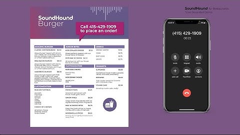DEMO: SoundHound for Restaurants -  Voice AI-Powered Restaurant Phone Ordering Solution