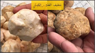 طريقة تنظيف الفقع أوالكمأ How to clean truffles