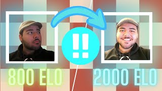 HOW TO GO FROM 800 ELO TO 2000 ELO