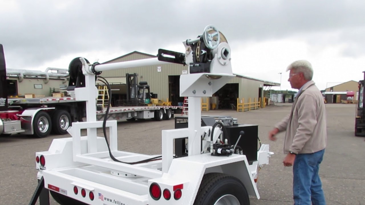 Felling's FT-10 R (Utility Cable Reel) Turret Trailer 