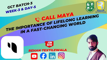 Call Maya on "The Importance of Lifelong Learning in a Fast-Changing World" Live with Restream