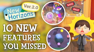 10 NEW FEATURES You Missed in Animal Crossing New Horizons