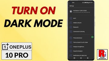 How to Turn On Dark Mode in OnePlus 10 Pro