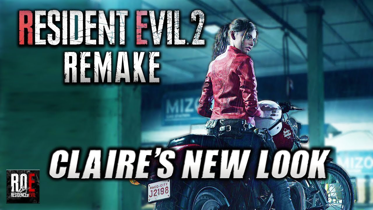 Here's Claire's new look in the Resident Evil 2 remake