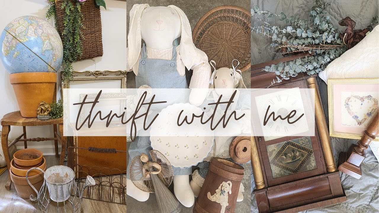 thrift with me home decor • cottage finds • Thrifting for Profit • thrifting at the Goodwill