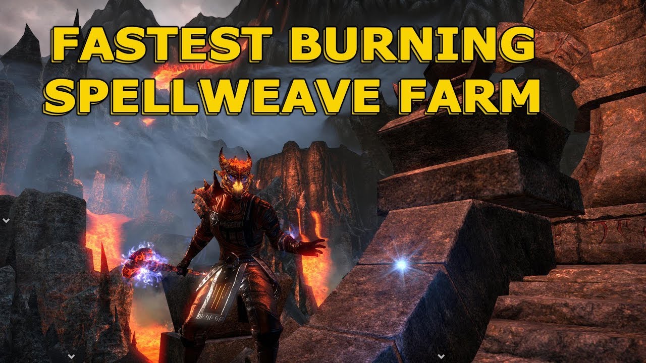 ESO: Burning Spellweave Chest Farming Guide [FASTEST] - YouTube