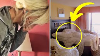 Hotel Maid Is Brought To Tears After Pulling The Sheets Off New Guests' Bed