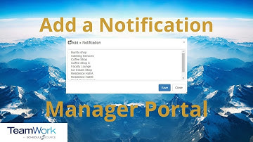 TeamWork 5 Manager Tutorial: How to Add a Notification