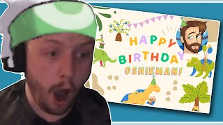 Oshie reacts to the Community Birthday video!