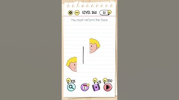 brain test level 260 You must reform the face 🙎‍♀️ 🙎‍♂️