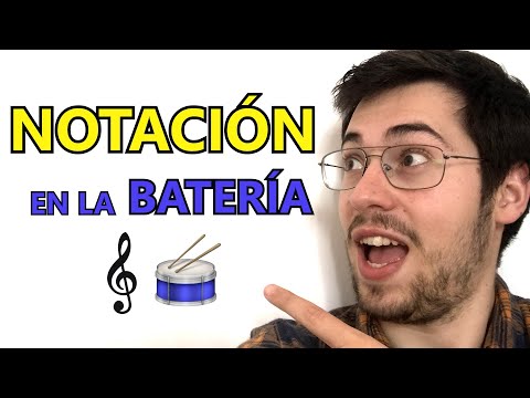NOTACIÓN en PARTITURAS de BATERÍA🥁 | Cómo LEER partituras BATERÍA #01