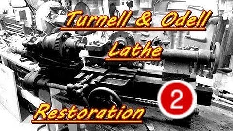 Turnell & Odell lathe restoration # 02 lathe bed