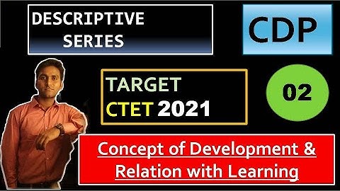 CTET CDP Descriptive Series by RGM | Concept of Development and Learning | Class 02 | #CTET