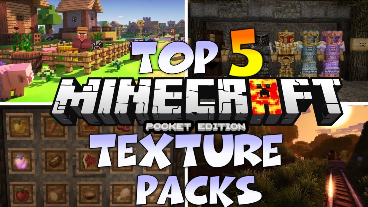 Mcpe 1 16 Top 5 Texture Packs Top 5 Best Working Texture Packs For Minecraft Pe 1 16 Youtube