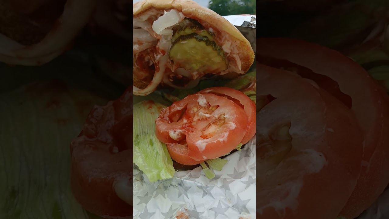 juicy all star burger #shortsfeed #foodie #lunch