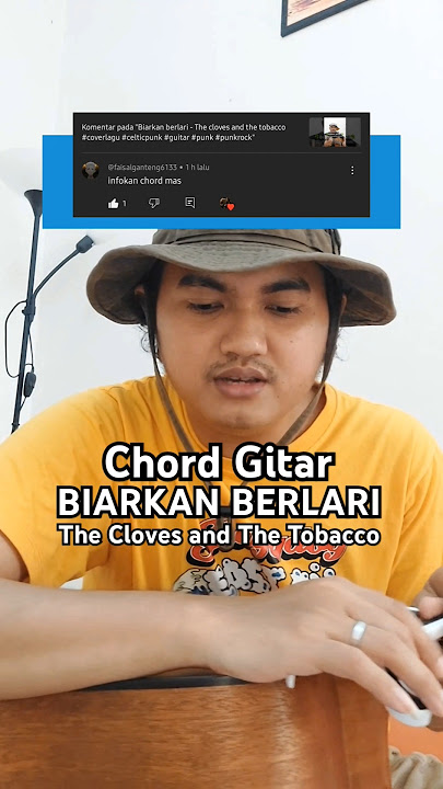 Chord gitar | Biarkan berlari - The Cloves and The Tobacco #cover #gitar #harmonika #celticpunk