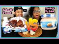 BABY FOOD VS. ADULT FOOD MUKBANG CHALLENGE!