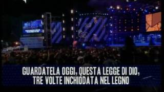 Miniatura del video "PFM - Il Testamento di Tito (De Andrè) : Concerto Primo Maggio 2009"