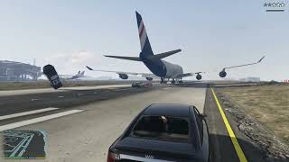 Gta V Michael Chase Molly For Film Reel In Airport Mission