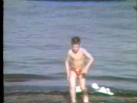 Tony Klarich Learning to Water Ski Age 5, 1969