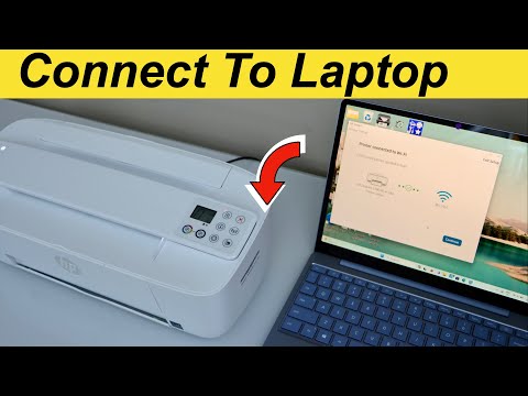 How To Connect HP DeskJet 3700 To Laptop ?