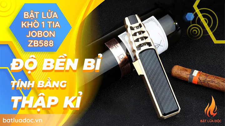 Hộp Qụet Bật Lửa Khò Đại 1 Tia Jobon ZB588 Thiết Kế Đẹp Độc Lạ Lửa Khò Mạnh Mẽ