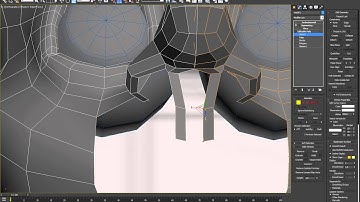 Cartoon Character For Production 3DMax (Modeling : Head): 01 (02)