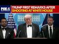 Trump gives first remarks after shooting at White House Mp3 Song