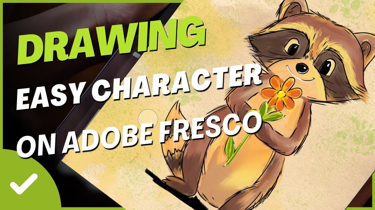 Полное видео о том, как рисовать персонажей в Adobe Fresco вместе со мной. Цифровой рисунок.