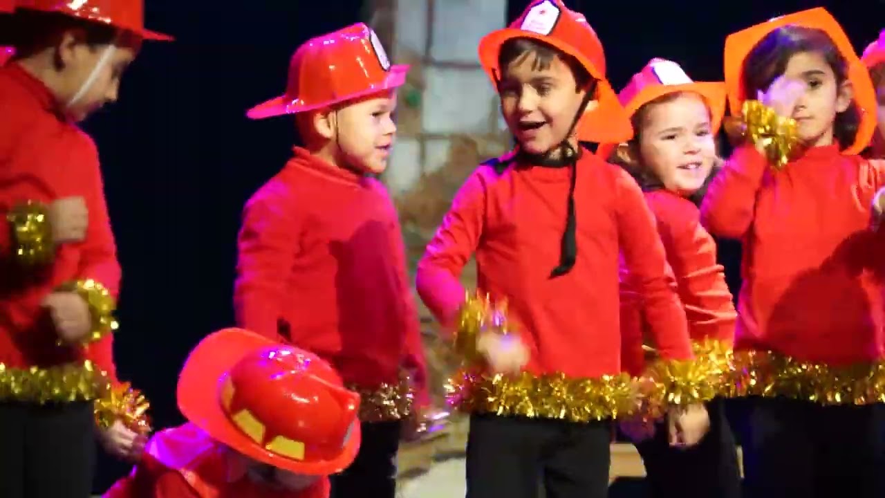 5años  Villancico: Bomberos a Belén