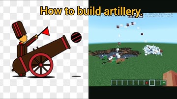 minecraft || how to build artillery || TNT Minecraft ||