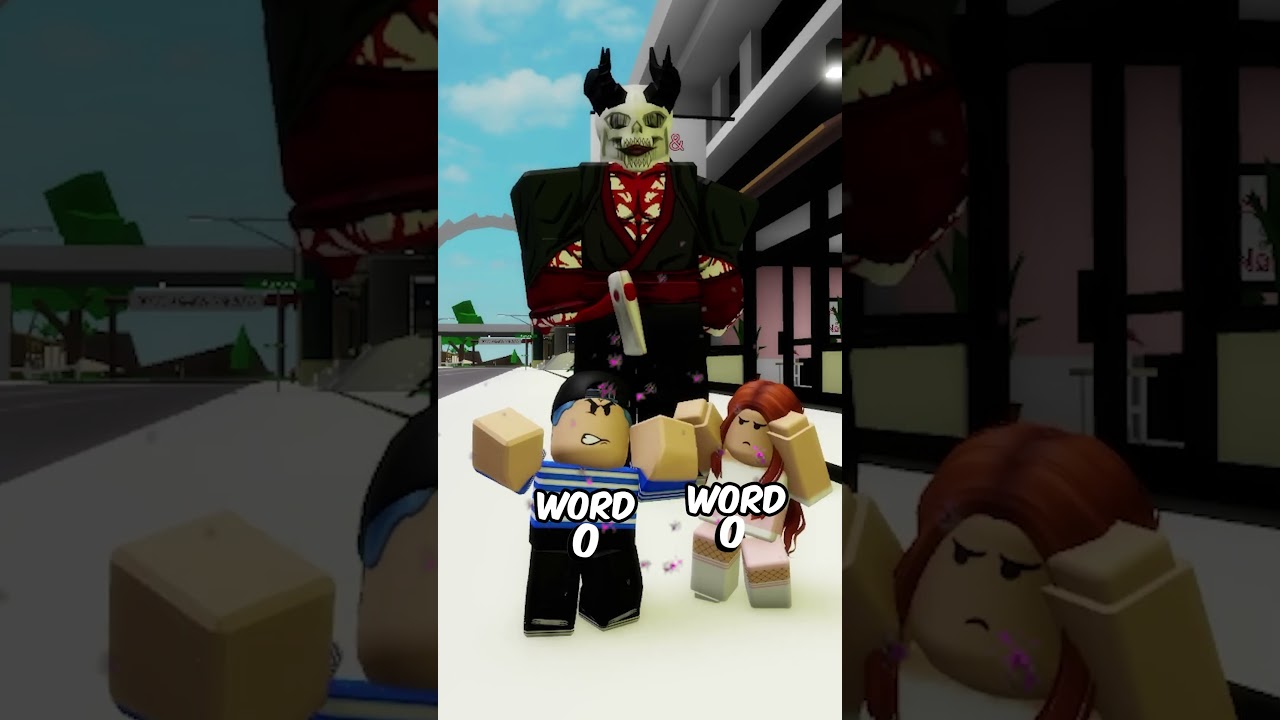 THE MONSTERS ARE OUT TO GET HIM IN ROBLOX ⛏️ #shorts