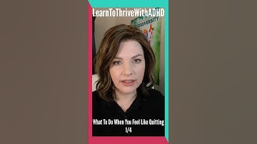 What to do when you quit. For adults with ADD ADHD. Mande John ADHD Coach