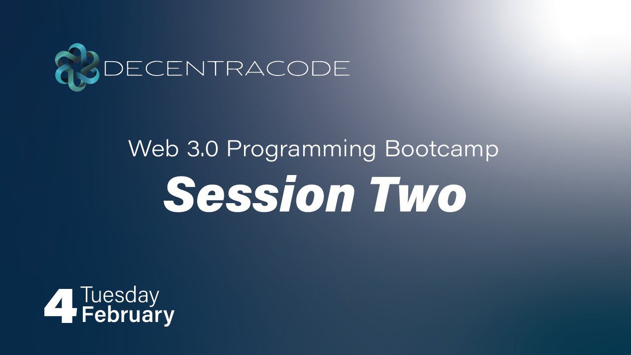 Web2 to Web3 Bootcamp Session 2 - YouTube