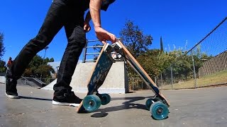 WORLD'S FIRST SELFFOLDING LONGBOARD!