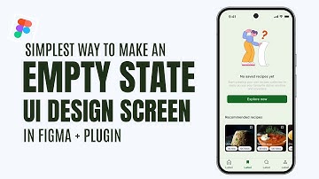 Tutorial: Simple Way to Designing an Empty State UI in Figma I UI UX Design Challenge 