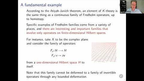 Prof. Nigel Higson | Index theory and noncommutative geometry
