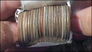BEST BOX EVER!!! COIN ROLL HUNTING HALF DOLLARS!!!