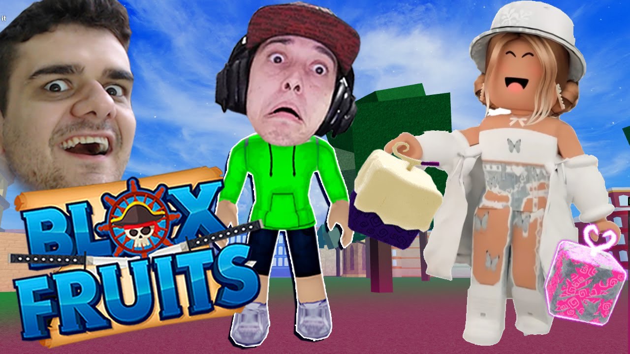 JAZZGHOST no BLOX FRUITS PELA PRIMEIRA VEZ! ( One Piece do Roblox ) 