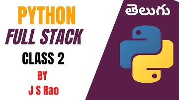 Python Full Stack 2nd Class by Mr J S Rao 3rd Feb 2023 @ VLR Training 9059868766