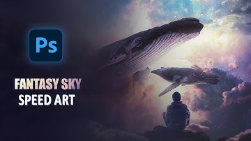 Fantasy Whales || Emerging Edits || Adobe Photoshop | Speed Art | #Dreamy World