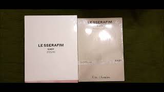 Распаковка LE SSERAFIM - EAZY (3rd Mini Album)