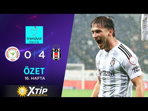 Merkur-Sports | Çaykur Rizespor (0-4) Beşiktaş - Highlights/Özet | Trendyol Süper Lig - 2023/24