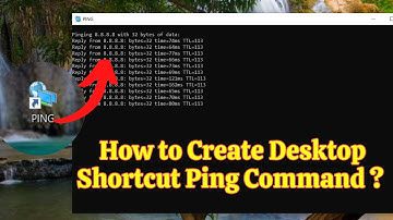 How to Create Desktop Shortcut Ping cmd? | windows shortcut cmd ping kaise banaye? ping cmd shortcut