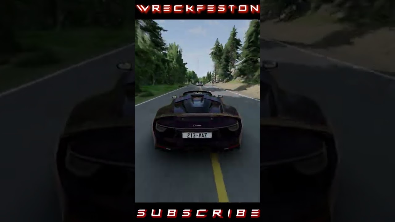 Civetta Scintilla Crushes in High Speed Race #5 BeamNG.drive Real Driving Simulator