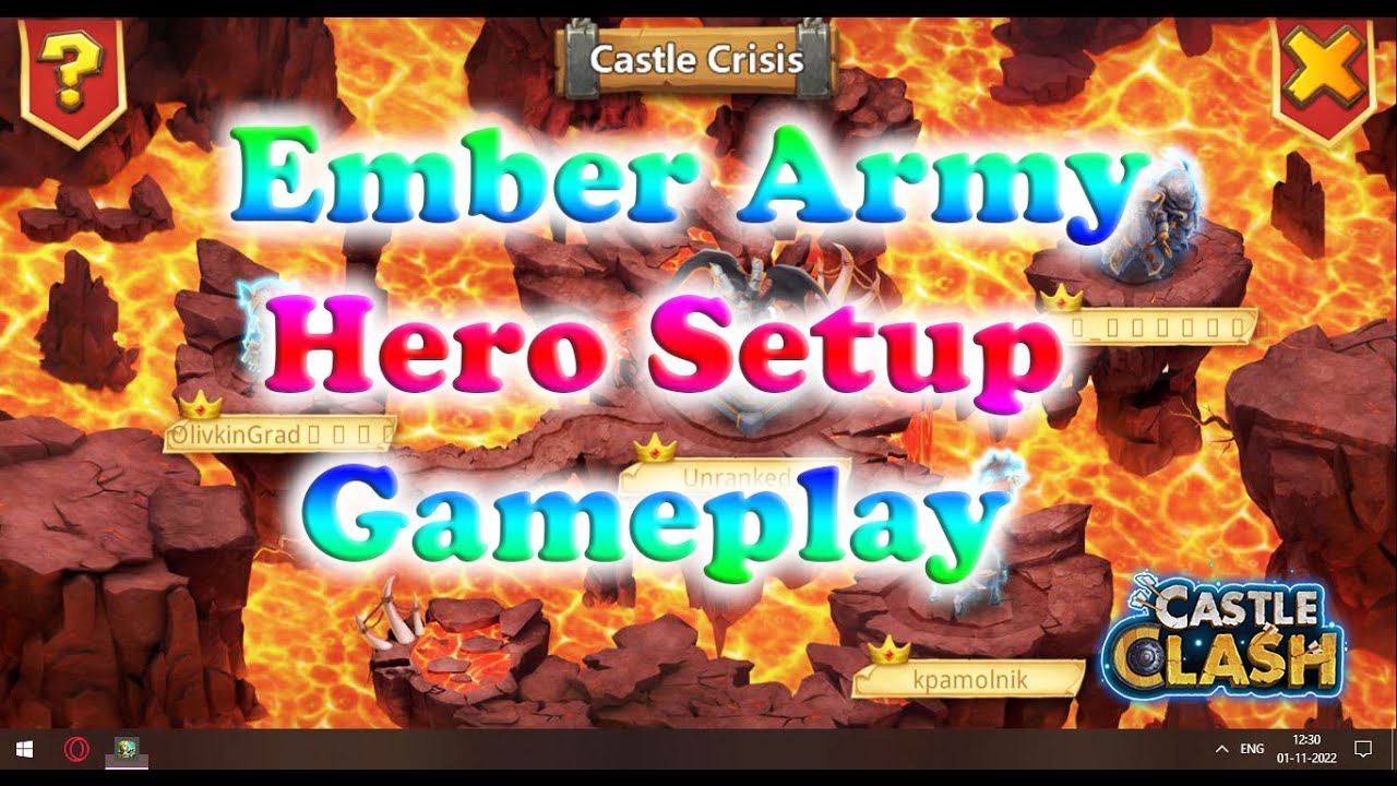 Castle Clash Ember Army