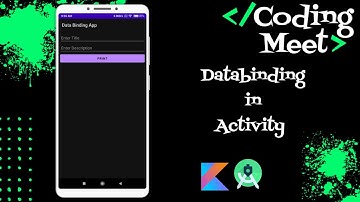 How to Implement Data Binding in Activity in Android Studio Kotlin
