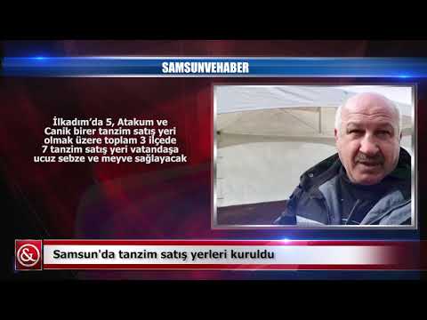 Samsun'da tanzim satış yerleri kuruldu | Samsun ve Haber