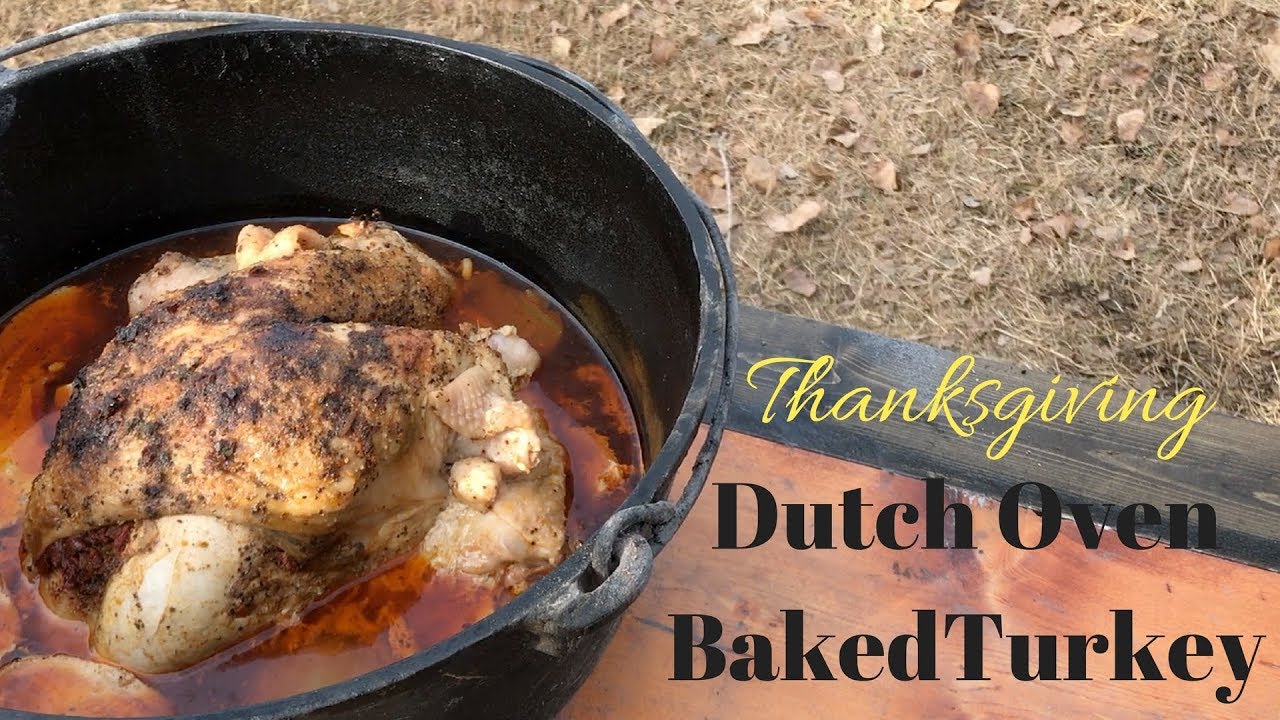 Dutch Oven Baked Thanksgiving Turkey - YouTube