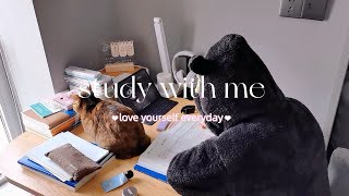 Study with me1h学习陪伴study at home居家学习study with meow猫咪伴读